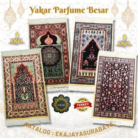 Jual Sajadah Parfum Yakar Made In Turkey Turkiye Besar Timbul Tebal