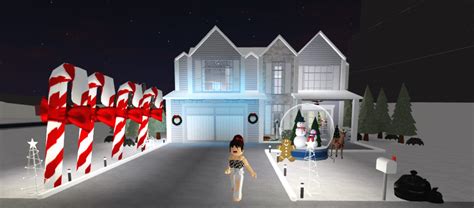 Roblox Bloxburg Winter House