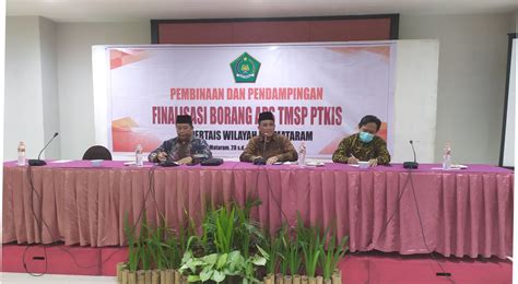 Pendampingan Penyusunan Borang Akreditasi Program Studitmsp Kopertais