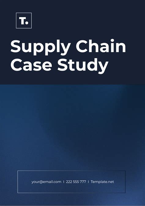 Free Supply Chain Templates To Edit Online