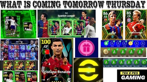 What Is Coming Tomorrow Thursday And Monday In EFootball 2024 Mobile