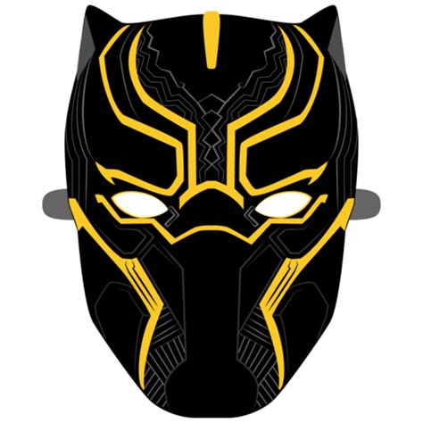 Black Panther Mask Template | Free Printable Papercraft Templates