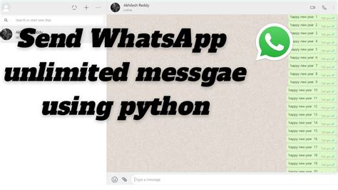 Send Whatsapp Message Using Python Automate Whatsapp Unlimited