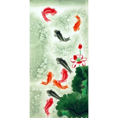 Chinese Fish Painting - CNAG007483 - CNArtGallery.com