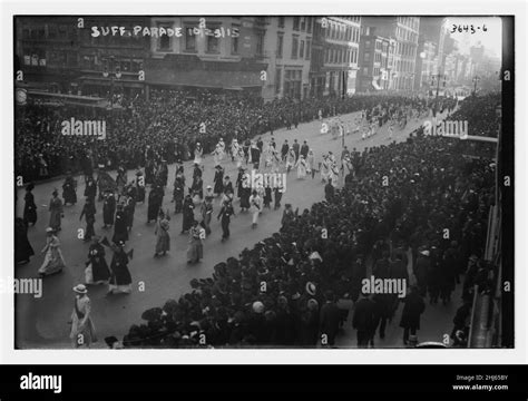 Suffrage Parade, 10-23-15 Stock Photo - Alamy