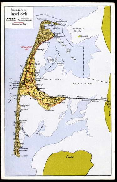 Landkarten Ansichtskarte Postkarte Westerland Sylt Akpool De