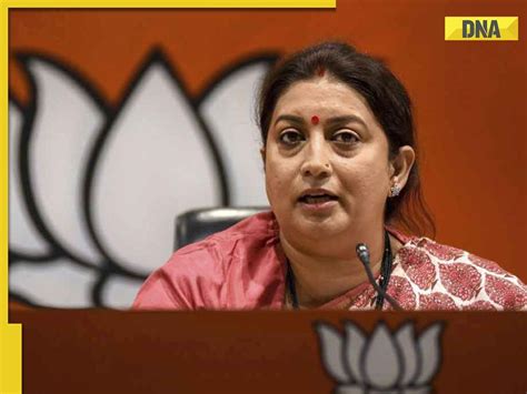 Lok Sabha Election 2024 Smriti Irani To Contest From Amethi