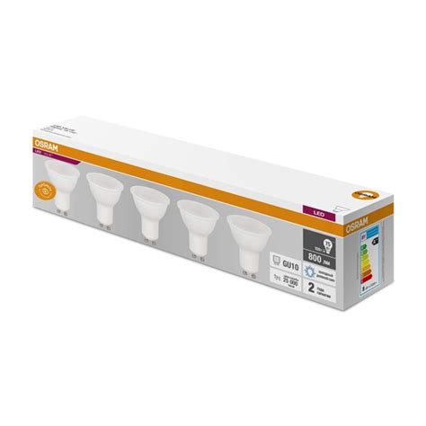 Лампа светодиодная Osram Led Value Lvpar16 10sw 865 75w 6500k 230v