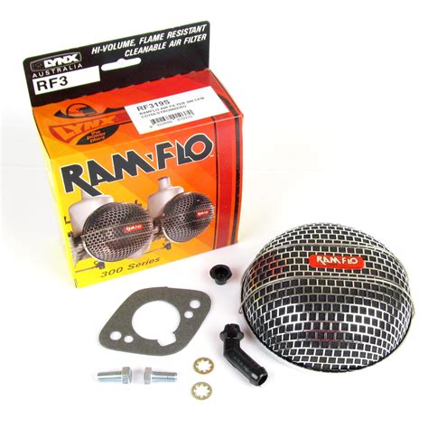 LYNX RAMFLO AIR FILTER FOR CLASSIC STROMBERG ZENITH CD150 CARBS