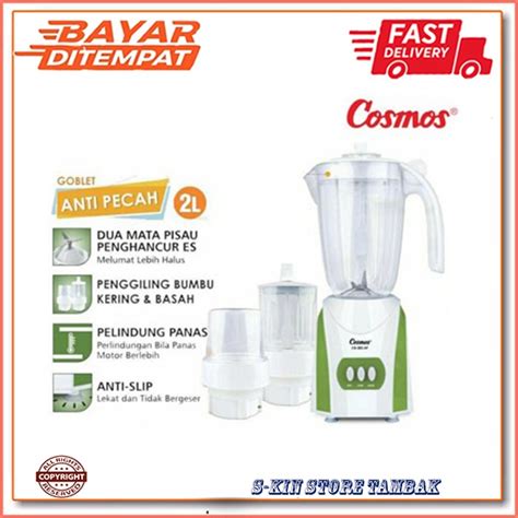 Jual Blender Cosmos Plastik Liter Cb Ap Blender Anti Pecah Blender