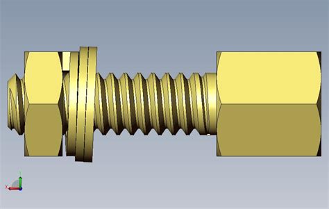 六角螺丝千斤顶solidworks 2011模型图纸免费下载 懒石网