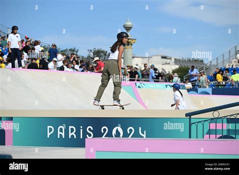 Paris France 28 July 2024 Olympics Sports Skateboarding Brazilian