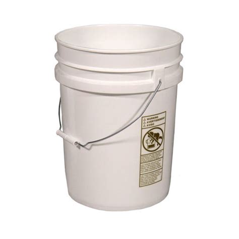 Liter White Hdpe Open Head Pail Un Rated Pipeline Packaging