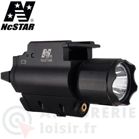 Combo Lampe Laser NcStar AQPFLS Montage Picatinny Armurerie Loisir