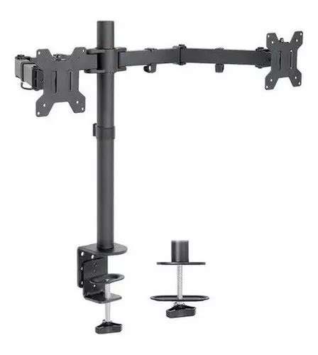 Soporte Doble Brazo Monitor Articulado Móvil 13 27 Pulgadas Negro