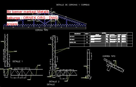 Proje Sitesi Elik Kiri Detay Autocad Projesi