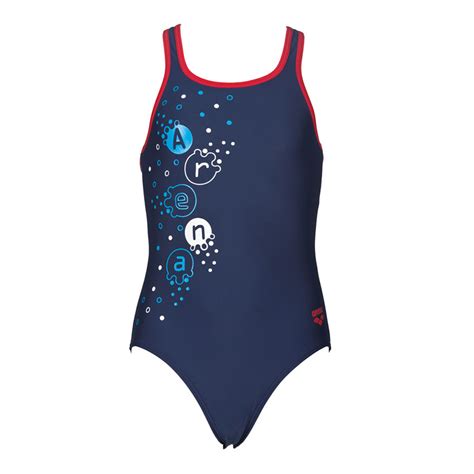 Arena Girls Navy Blue Submarine Swimsuit Perfect For Holidays Or Training