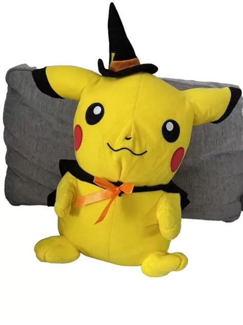 NINTENDO PIKACHU POKEMON Plush Teddy 2019 25 Inch Witch Halloween 20