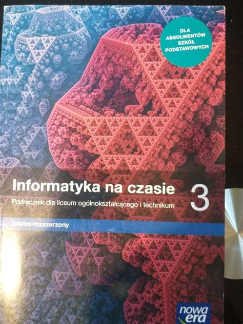 Informatyka Na Czasie 3 Zakres Rozszerzony Barwice Kup Teraz Na