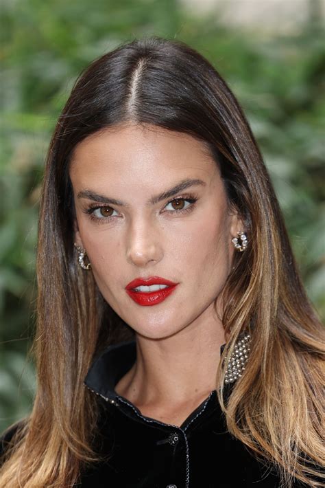 Alessandra Ambrosio At The Giorgio Armani Fashion Show In Milan