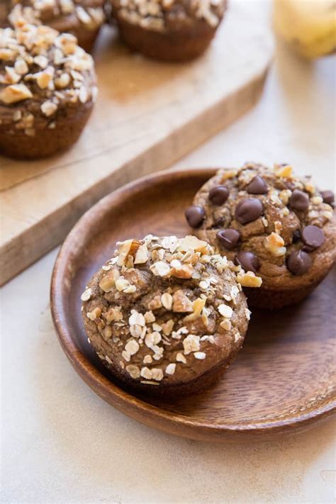 Flourless Oatmeal Banana Nut Muffins The Roasted Root