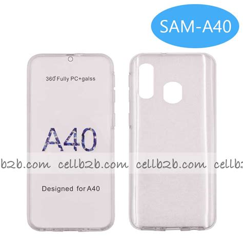 Funda Para Samsung A40 360 Grados De Protección Doble Cara Pc Tpu Cellb2b