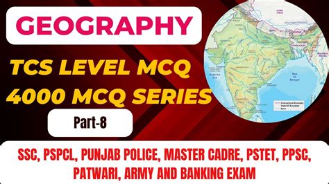 Geography Mcq Part Mcq Series Geography Geography Mcq Series