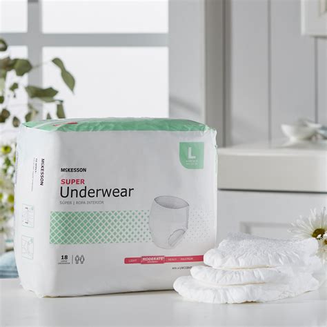 Mckesson Super Incontinence Underwear Disposable Adult Diapers Large