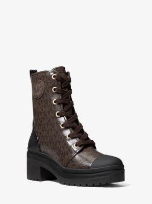 Corey Logo Combat Boot Michael Kors