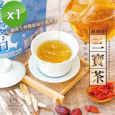 麗紳和春堂 【南紡購物中心】 三寶茶枸杞紅棗黃耆 6gx10包袋x1袋 Pchome 24h購物