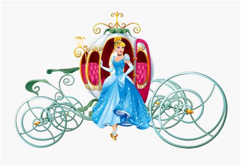 Cinderella Clipart Carousel - Cinderella And Pumpkin Carriage , Free ...