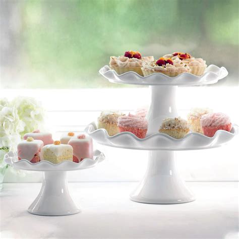 Members Mark 3 Piece Pedastal Porcelain Cake Stand Set Nortram Retail