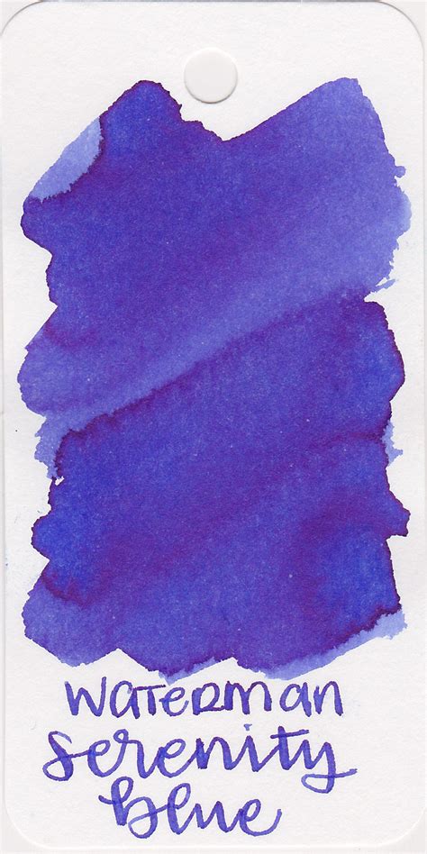 Ink Review 1634 Waterman Serenity Blue Mountain Of Ink