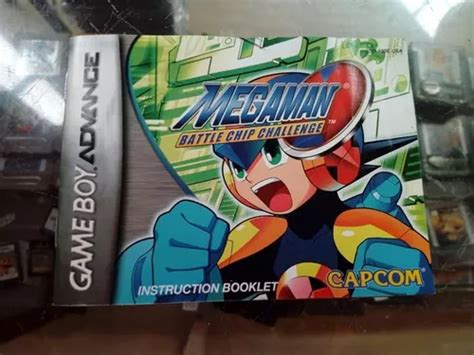 Mega Man Battle Chip Challenge Game Boy Advance Manual MercadoLibre