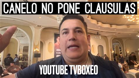 Eddy Reynoso Rompe A Los Criticos De Canelo Alvarez Youtube