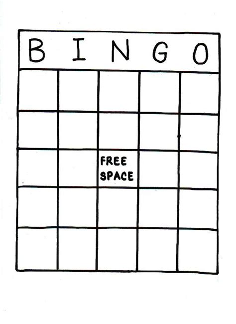 Blank Bingo Cards Printable Free Printable Bingo Cards