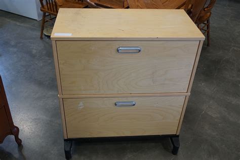 MAPLE 2-DRAWER LATERAL FILE CABINET