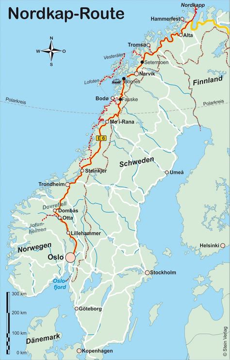 Routenführer Norwegen Nordkap Route