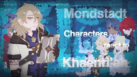 Mondstadt Characters React To Khaenri Ah Albedo Genshin