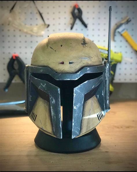 Custom Mandalorian Helmet Eradicator Stl Helmet Ear Cap Back Grid File