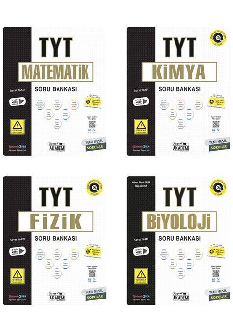 Üçgen Akademi Tyt Matematik Fizik Kimya Biyoloji Soru Seti 4