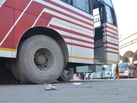 Pvt Bus Operators Strike Leaves Passengers In Lurch Hindustan Times