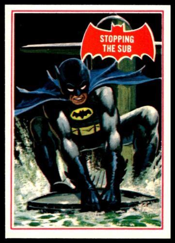 1989 Topps Batman Deluxe Reissue Edition Stopping The Sub 39A NM OBC