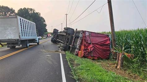 Overturned Tractor Trailer Causes Hundreds Of Outages In Lancaster Co