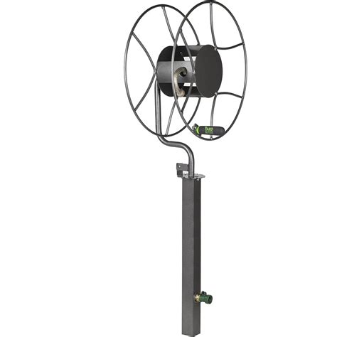 Yard Butler Standing Swivel Hose Reel Holds 200 Feet Of Garden Hose