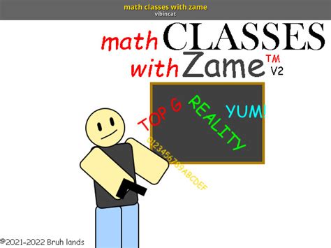 Math Classes With Zame [baldi S Basics] [mods]