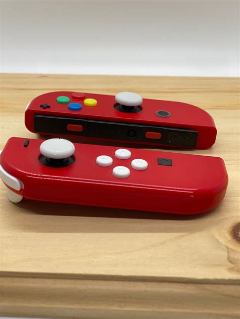 Mario Red Joycons Etsy