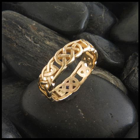 Celtic Rings in Sterling Silver and 14K Gold tagged "Gold Celtic Rings" | Walker Metalsmiths ...