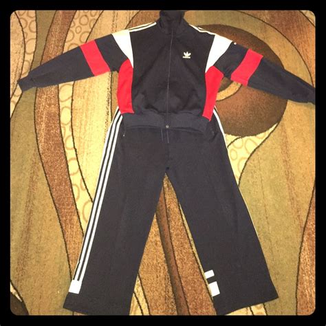 Vintage Adidas Tracksuit Top And Bottom Gem