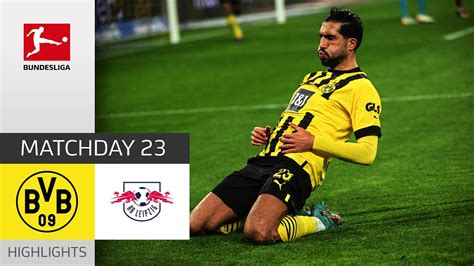 Borussia Dortmund RB Leipzig 2 1 Highlights Matchday 23